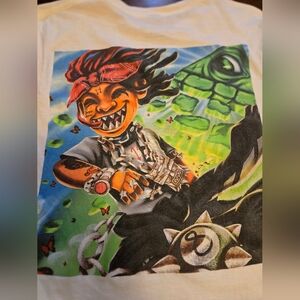 Trippie‎ Redd Life's a Trip Hip-Hop Rap White Cartoon Anime T-shirt Size Small